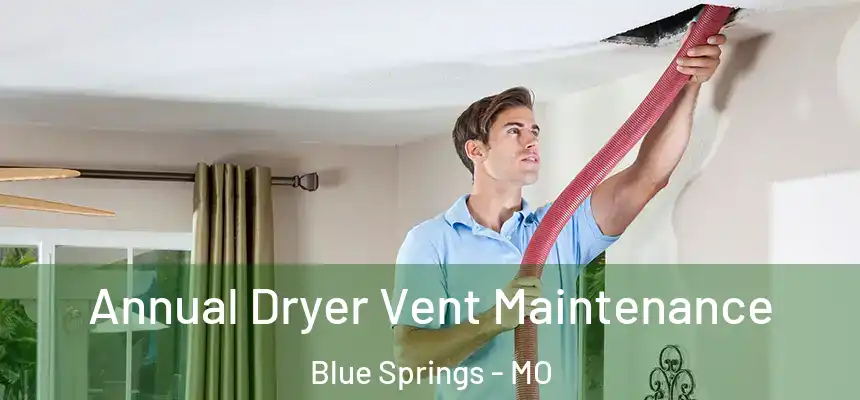 Annual Dryer Vent Maintenance Blue Springs - MO
